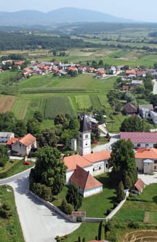 Church of the Our Lady of the Snows in Volavje, Croatia