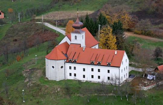 Franciscan monastery and church of Saint Anthony of Padua in Cuntic, Croatia