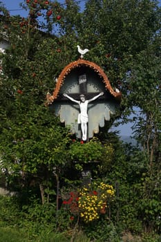 Roadside Crucifix in Vinagora, Zagorje region, Croatia
