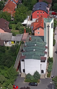 Church of Our Lady of Sorrows in Spansko, Zagreb, Croatia