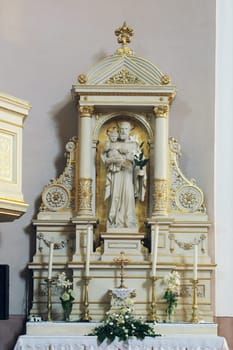 Saint Joseph, altar in the Cathedral of Saint Teresa of Avila in Bjelovar, Croatia