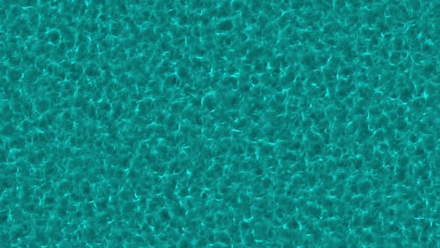 Abstract 3d render of ripples on sea waves. Rays of sun reflecting curvaturely on vibrant tranquil ocean textures. Warm water in pool for vacation relaxation and diving.