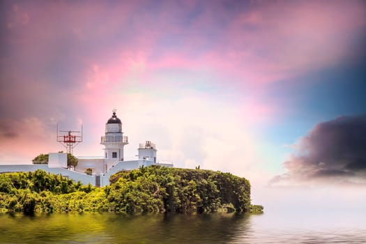 The qijin lighthouse in kaohsiung, taiwan