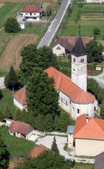 Church of the Our Lady of the Snows in Volavje, Croatia