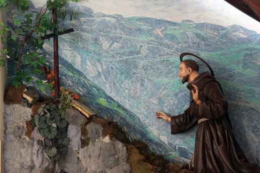 Saint Francis of Assisi, church of Saint Anthony of Padua in Bjelovar, Croatia