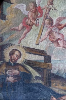 St. Francis Xavier, altarpiece on the altar of St. Three Kings in the church of Our Lady of the Snows in Volavje, Croatia
