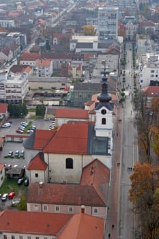 Cathedral of Saint Teresa of Avila in Bjelovar, Croatia