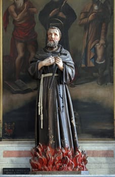 Saint Nicholas Tavelic, altar in the Cathedral of St. James in Sibenik, Croatia