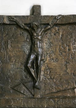 Way of the Cross, parish church of Our Lady outside the city in Sibenik, Croatia