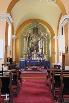Church of St. John the Apostle and Evangelist in Cerje, Croatia