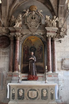 Saint Nicholas Tavelic, altar in the Cathedral of St. James in Sibenik, Croatia