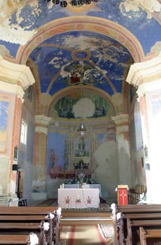 Church of Saints Nicholas and Vitus in Zazina, Croatia