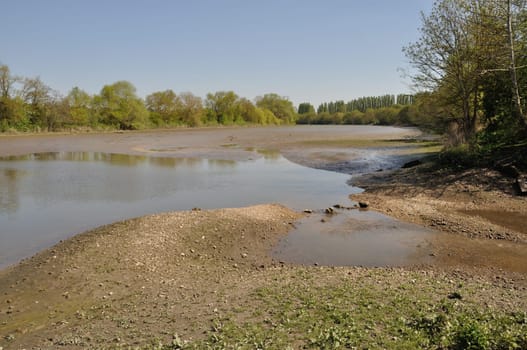 Banks of the Seine at Elbeuf in Normandy