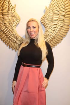 Lydia Geldmacher ( Influencerin) .15. year anniversary s event from the barber and styling shop angel lock, Engelslocke in Hamburg ,10.11.2021
