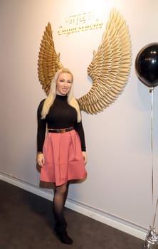 Lydia Geldmacher ( Influencerin) .15. year anniversary s event from the barber and styling shop angel lock, Engelslocke in Hamburg ,10.11.2021