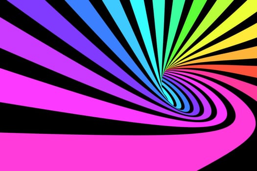 Abstract background with colorful stripes