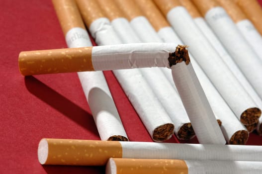 cigarettes on the table, poison