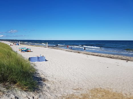 Baltic Sea beach near Wustrow in Mecklenburg Vorpommern is one of the most beautiful beaches in Germany. The Baltic Sea beach near Wustrow in Mecklenburg Western Pomerania is one of the most beautiful beaches in Germany.