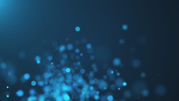 Shimmering stream rushing by curving 3D render line. Dusty burst energy in outer fantasy space flying along curved trajectory. Futuristic decoration in festive starlight design.