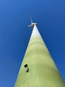 Wind turbines are sustainable power generators that are driven by the wind and deliver clean electricity.