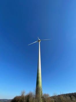 Wind turbines are sustainable power generators that are driven by the wind and deliver clean electricity.