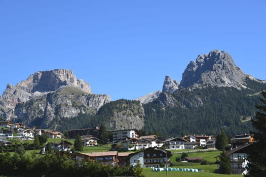 The Monte Stevia is a mountain of the Puez Group in the Dolomites on the northern side of the valley of Val Gardena. Selva di Val Gardena. Di Cirspitzen is a mountain group north of the Gardena Pass South Tyrol Italy