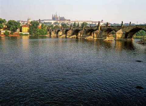Charles Bridge in Prague, Czech Republic