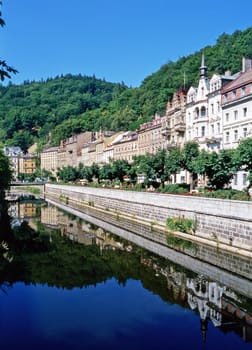 Spa Town Karlovy Vary in Czech Republic