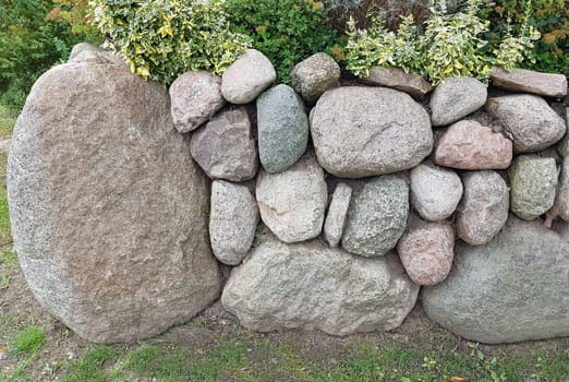 Friesenwall,Friezes wall,consists of stacked boulders from the Ice Age.