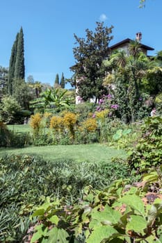 André Heller Botanical Garden. Gardone Riviera (BS), ITALY - August 25, 2020