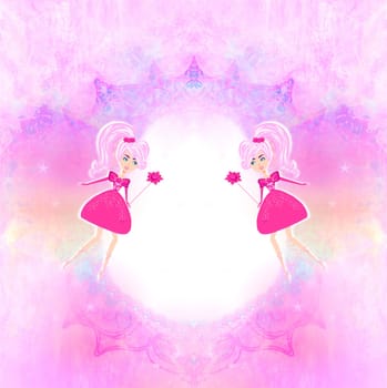 beautiful Fairy - Cute happy birthday card