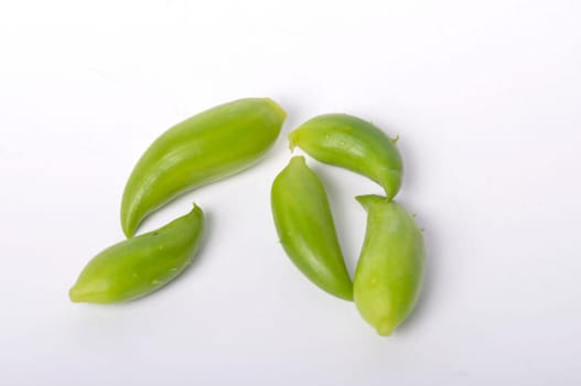 Achocha on a white background