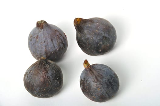 Spanish figs on a white background