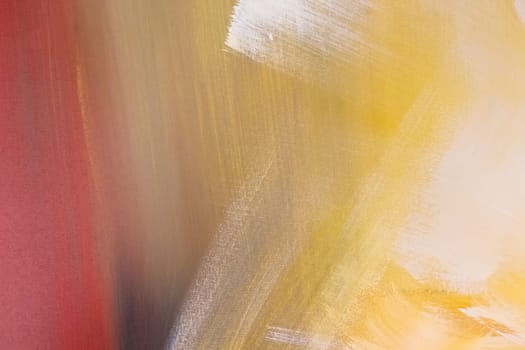 Art painted background texture red, orange, yellow and green. Abstract oil paint texture on canvas. Grunge background.