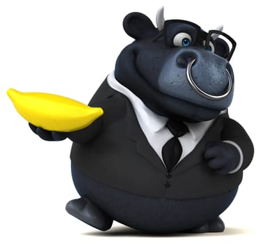 Black bull - 3D Illustration
