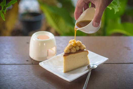 Macadamia Caramel Cake homemade cake