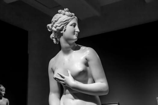 MILAN, ITALY - June 2020: Venere (Venus), 1817-1820, masterpiece of the sculptor Antonio Canova