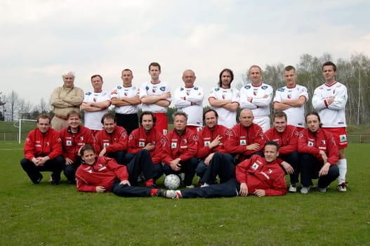 25.04.2006, Training of Polish actors, football