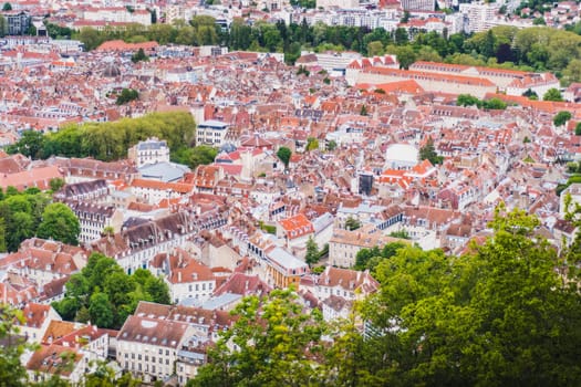 Besançon city center and its citadel prefecture of Doubs in France