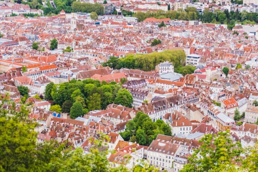 Besançon city center and its citadel prefecture of Doubs in France