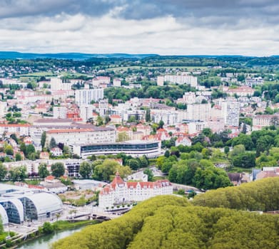 Besançon city center and its citadel prefecture of Doubs in France