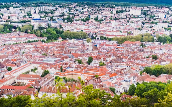 Besançon city center and its citadel prefecture of Doubs in France