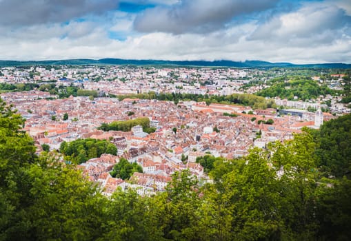 Besançon city center and its citadel prefecture of Doubs in France