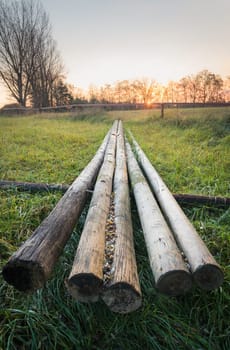 Wood Poles Yard
