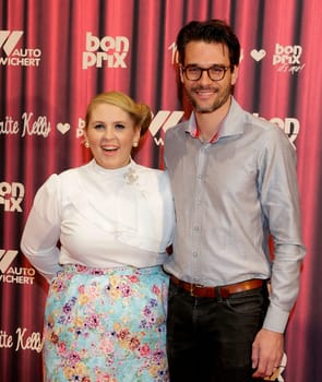 Maite Kelly and her husband at the Bonprix fashion show