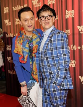 Rolfe Scheider and Julian F. Stoeckel at the Bonprix Fashion Show in Hamburg