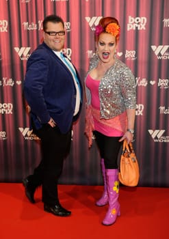 Dennis Schick and Jeans Rogers in Hamburg Bonprix Show
