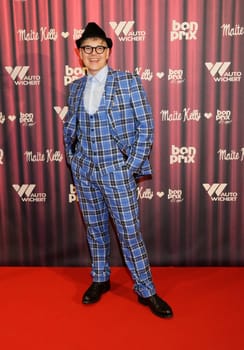 Rolf Scheider at the Bon Prix fashion show in Hamburg
