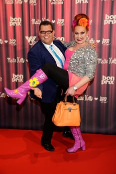 Dennis Schick and Jeans Rogers in Hamburg Bonprix Show