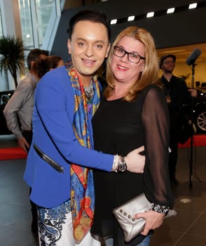 Julian F. Stoeckel and Claudia Schulz at the Bonprix Party
